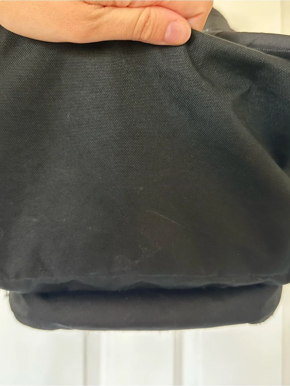 Jansport Black Backpack with Red Logo